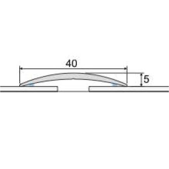 Hliníkové samolepiace prechodové lišty - 1